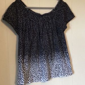 Cato off shoulder top, 18-20W